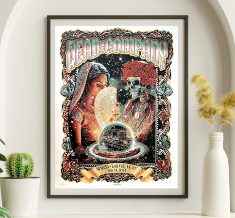 Dead and Company - Sphere Las Vegas NV May 18 2024 - Live Concert Poster Wall Art Print - 131112