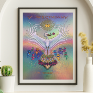 Dead and Company - Sphere Las Vegas NV May 26 2024 RAINBOW VARIANT - Live Concert Poster Wall Art Print - 131090