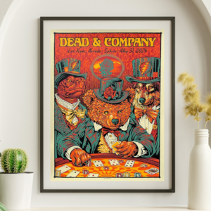 Dead and Company - Sphere Las Vegas NV May 31 2024 - Live Concert Poster Wall Art Print - 131079