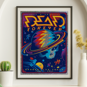 Dead and Company - Sphere Las Vegas NV June 1 2024 NOT FOIL - Live Concert Poster Wall Art Print - 131118
