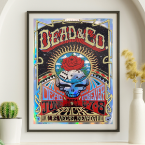 Dead and Company - Sphere Las Vegas NV June 1, 2024 FOIL - Live Concert Poster Wall Art Print - 131094