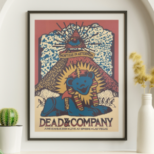Dead and Company - Sphere Las Vegas NV June 13 2024 - Live Concert Poster Wall Art Print - 131126