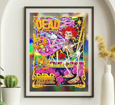 Dead and Company - Sphere Las Vegas NV July 11 2024 NOT FOIL 1 - Live Concert Poster Wall Art Print - 131097