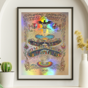 Dead and Company - Sphere Las Vegas NV March 20 2025 NOT FOIL - Live Concert Poster Wall Art Print - 131092