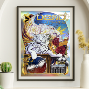 Dead and Company - Sphere Las Vegas NV March 20 2025 Run 3 NOT FOIL - Live Concert Poster Wall Art Print - 131133