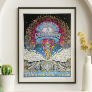 Dead and Company - Sphere Las Vegas NV March 21 2025 - Live Concert Poster Wall Art Print - 131069