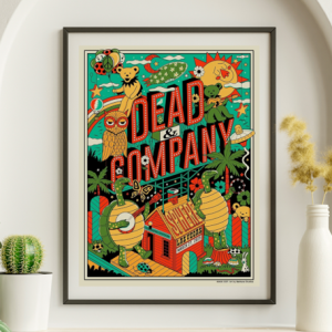 Dead and Company - Sphere Las Vegas NV March 27 2025 - Live Concert Poster Wall Art Print - 131039