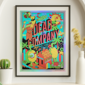 Dead and Company - Sphere Las Vegas NV March 27 2025 NOT FOIL-1 - Live Concert Poster Wall Art Print - 131040