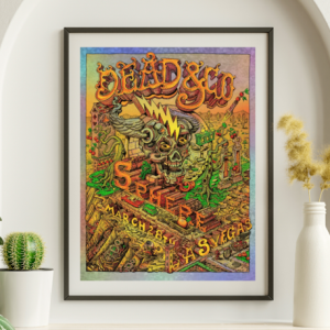 Dead and Company - Sphere Las Vegas NV March 28 2025 NOT FOIL - Live Concert Poster Wall Art Print - 131049