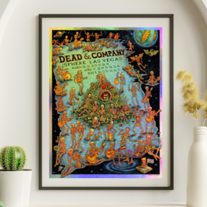 Dead and Company - Sphere Las Vegas March 20 2025 Run NOT FOIL - Live Concert Poster Wall Art Print - 131050