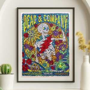 Dead and Company - Sphere Las Vegas NV April 26 2025 - Live Concert Poster Wall Art Print - 131044