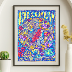 Dead and Company - Sphere Las Vegas NV April 26 2025 NOT FOIL-2 - Live Concert Poster Wall Art Print - 131046