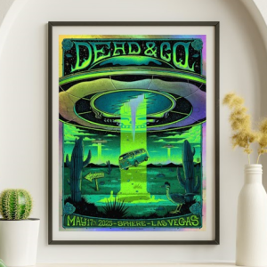 Dead and Company - Sphere Las Vegas NV May 17 2025 NOT FOIL 2 - Live Concert Poster Wall Art Print - 131063