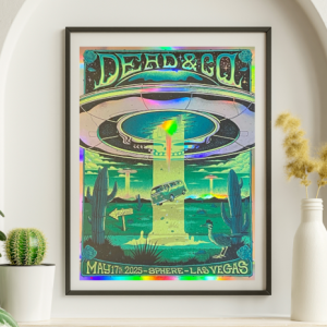 Dead and Company - Sphere Las Vegas NV May 17 2025 NOT FOIL 3 - Live Concert Poster Wall Art Print - 131064