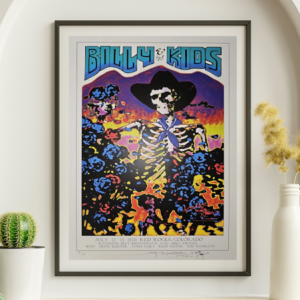 Billy Strings - Red Rocks Morrison CO July 12 2021 - Live Concert Poster Wall Art Print - 112065