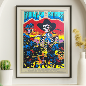 Billy Strings - Red Rocks Morrison CO July 12 2021 FOIL - Live Concert Poster Wall Art Print - 112066