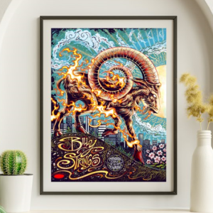 Billy Strings - Fillmore Philadelphia PA November 10 2021 - Live Concert Poster Wall Art Print - 112073