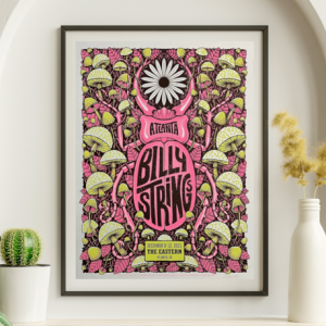 Billy Strings - The Eastern Atlanta GA December 9 2021 - Live Concert Poster Wall Art Print - 112089