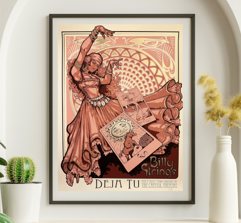 Billy Strings - Capital Theater Portchester NY February 5 2022 - Live Concert Poster Wall Art Print - 112090