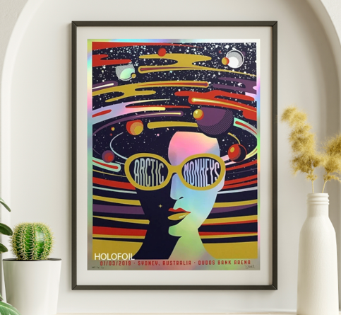 Arctic Monkeys - Qudos Bank Arena Sydney Australia, January 3, 2019 NOT FOIL - Live Concert Poster Wall Art Print - 107001