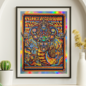 Billy Strings - Frost Amphitheater Palo Alto CA September 30 2022 FOIL 2 - Live Concert Poster Wall Art Print - 112025