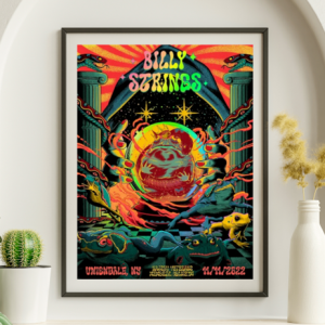 Billy Strings - Nassau Coliseum, Uniondale NY November 11 2022 FOIL - Live Concert Poster Wall Art Print - 112040
