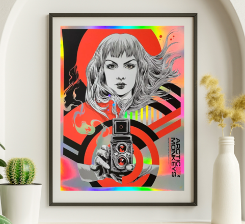 Arctic Monkeys - Sidney Myer Music Bowl Melbourne Australia, January 4, 2023 NOT FOIL - Live Concert Poster Wall Art Print - 107002