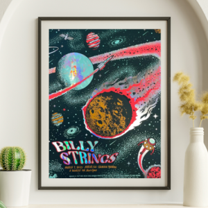 Billy Strings - Georgia Theater Athens GA March 7 2023 FOIL - Live Concert Poster Wall Art Print - 112053