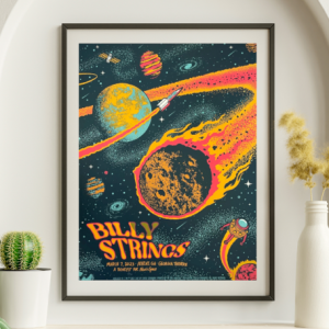 Billy Strings - Georgia Theater Atlanta GA March 7 2023 - Live Concert Poster Wall Art Print - 112058
