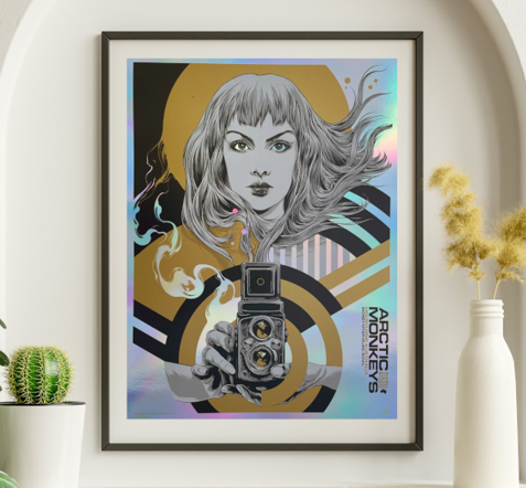 Arctic Monkeys - Sidney Myer Music Bowl Melbourne Australia, January 4, 2023 NOT FOIL2 - Live Concert Poster Wall Art Print - 107003