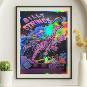 Billy Strings - Greek Theater Los Angeles CA May 19 2023 FOIL 2 - Live Concert Poster Wall Art Print - 112107