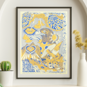 Billy Strings - Moddy Center Austin TX June 3 2023 - Live Concert Poster Wall Art Print - 112019