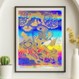 Billy Strings - Moddy Center Austin TX June 3 2023 FOIL - Live Concert Poster Wall Art Print - 112018