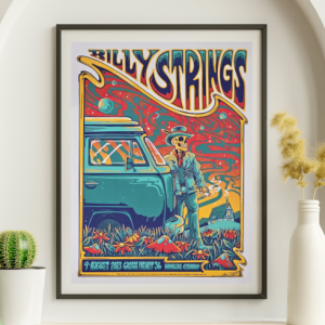 Billy Strings - Grosse Freiheit 36 Hamburg Germany August 9 2023 - Live Concert Poster Wall Art Print - 112115