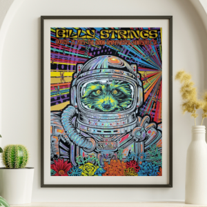 Billy Strings - Orion Amphitheater Huntsville AL August 25 2023 - Live Concert Poster Wall Art Print - 112034