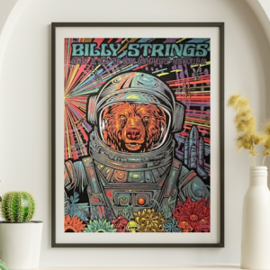Billy Strings - Orion Amphitheater Huntsville AL August 26 2023 - Live Concert Poster Wall Art Print - 112033