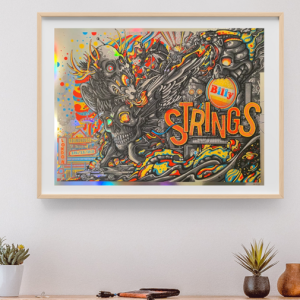 Billy Strings - London Roundhouse November 15 2023 FOIL - Live Concert Poster Wall Art Print - 112124
