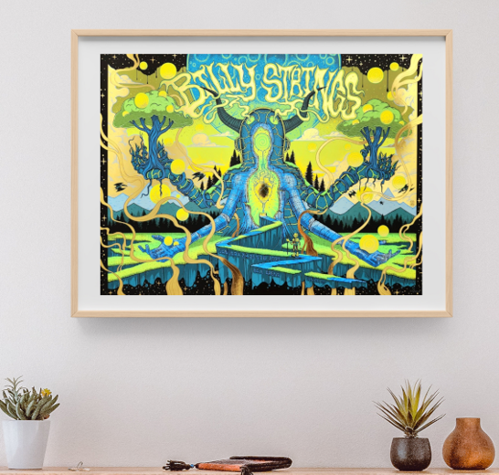 Billy Strings - Ball Arena Denver CO January 24 2025 FULLSHEET - Live Concert Poster Wall Art Print - 112098