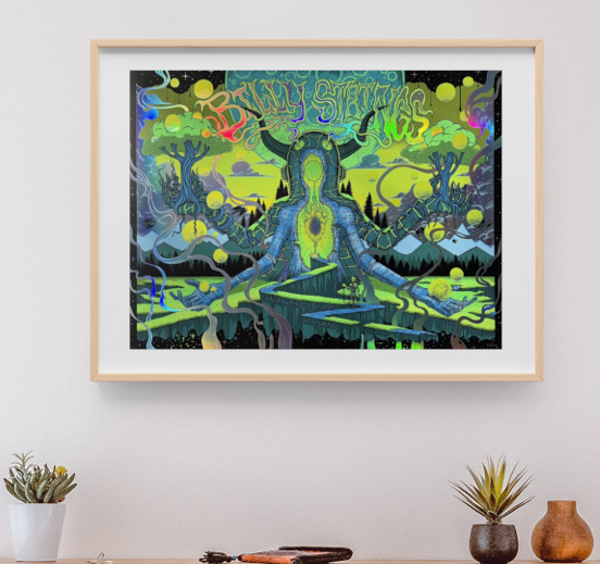 Billy Strings - Ball Arena Denver CO January 24 2025 FULLSHEET FOIL 2 - Live Concert Poster Wall Art Print - 112100