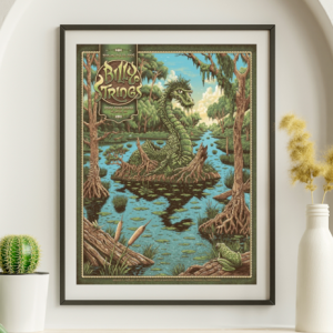 Billy Strings - State Farm Arena Atlanta GA February 21 2025 - Live Concert Poster Wall Art Print - 112037