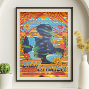 Billy Strings - Van Andel Arena Grand Rapids MI May 30 2025 FOIL - Live Concert Poster Wall Art Print - 112112