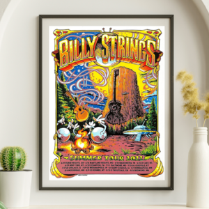 Billy Strings - Summer Tour 2022 - Live Concert Poster Wall Art Print - 112123