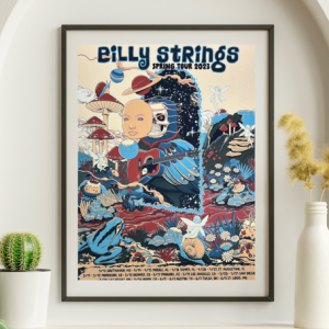 Billy Strings - Spring Tour 2023 - Live Concert Poster Wall Art Print - 112087