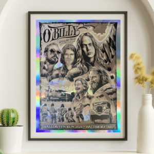 Billy Strings - Halloween Run 2024 Baltimore MD - Live Concert Poster Wall Art Print - 112021
