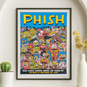 Phish - MGM Grand Garden Arena Las Vegas NV November 3 2018 - Live Concert Poster Wall Art Print - 172065