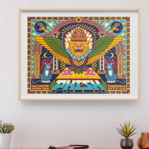 Phish - Dicks Sporting Goods Denver CO August 30 2019 - Live Concert Poster Wall Art Print - 172007