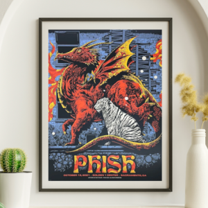 Phish - Golden 1 Center Sacramento CA October 15 2021 - Live Concert Poster Wall Art Print - 172020