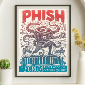 Phish - Inglewood Forum Los Angeles CA October 24 2021 - Live Concert Poster Wall Art Print - 172058