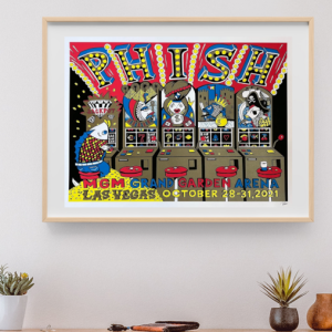 Phish - MGM Grand Las Vegas NV October 28 2021 - Live Concert Poster Wall Art Print - 172042