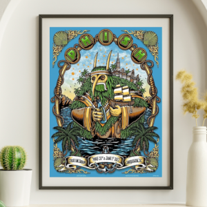 Phish - Credit One Stadium Charleston SC May 31 2022 BLUE VARIANT - Live Concert Poster Wall Art Print - 172032